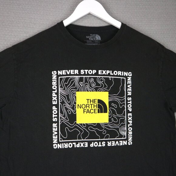 The North Face Never Stop Exploring Faded Black Tee Mens XL - Picture 3 of 6